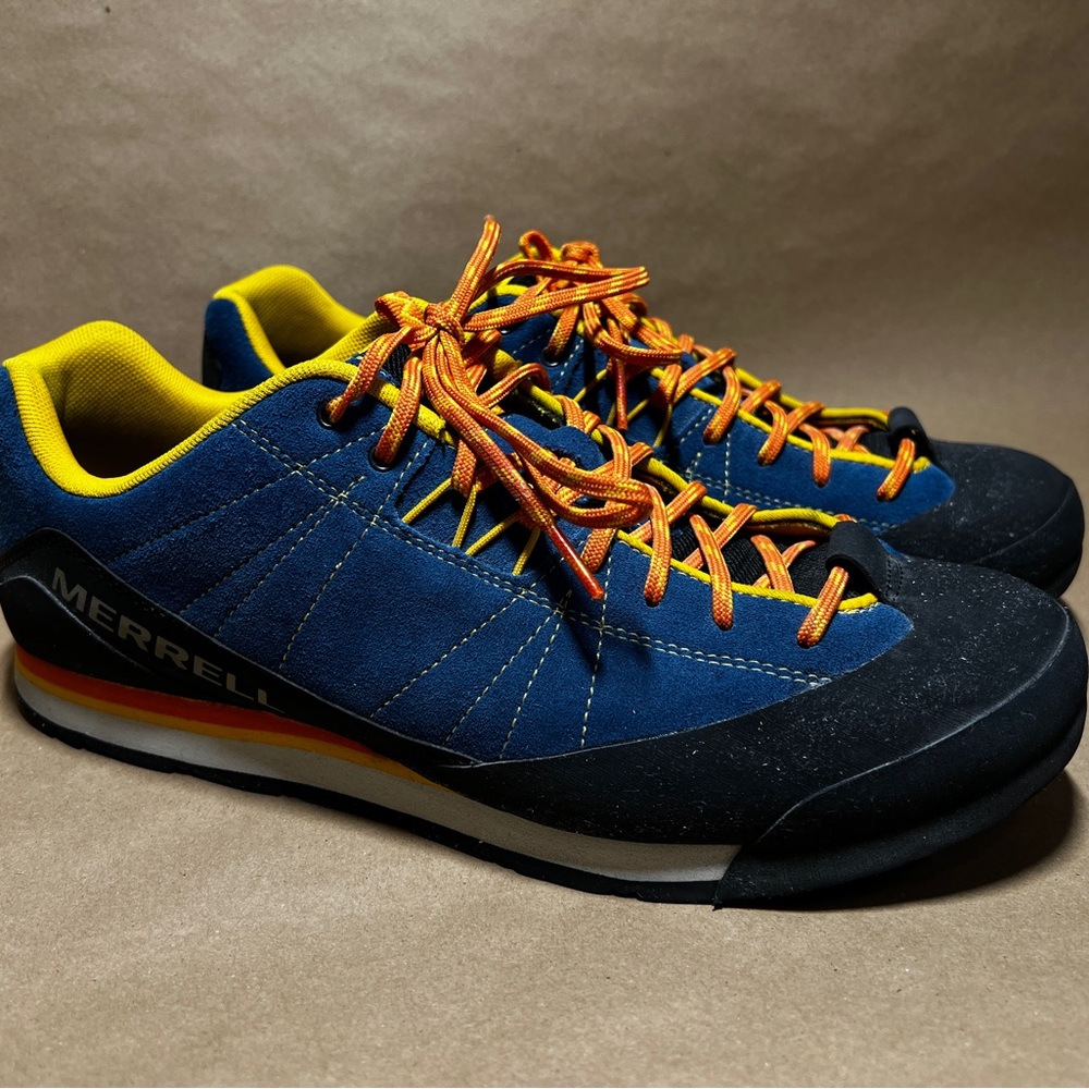 Merrell Men's Blue and Black Shoes